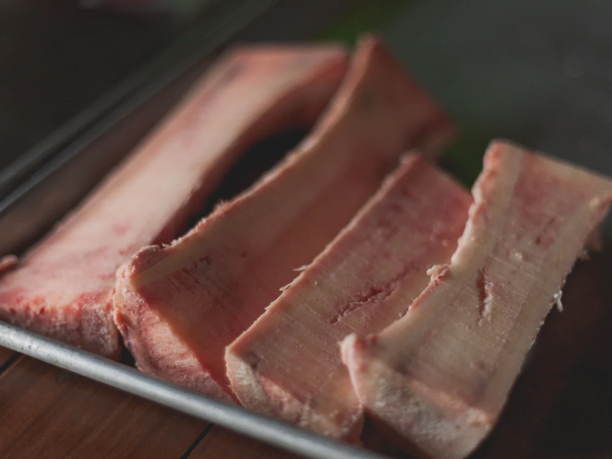 Beef Marrow Bones shown as a representative butcher-counter product